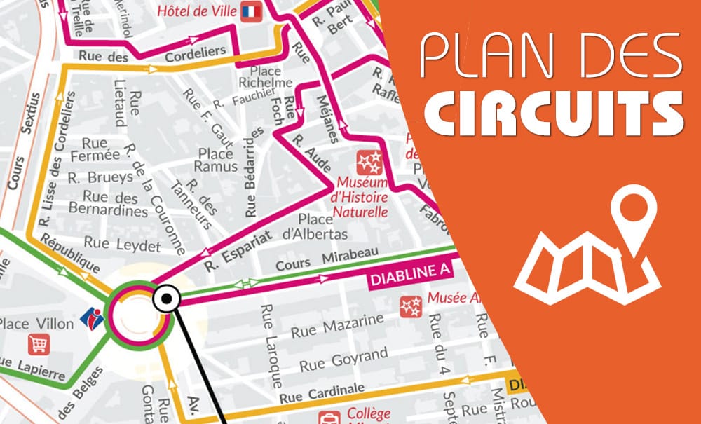 La Diabline - La navette électrique du centre ville d'Aix en Provence